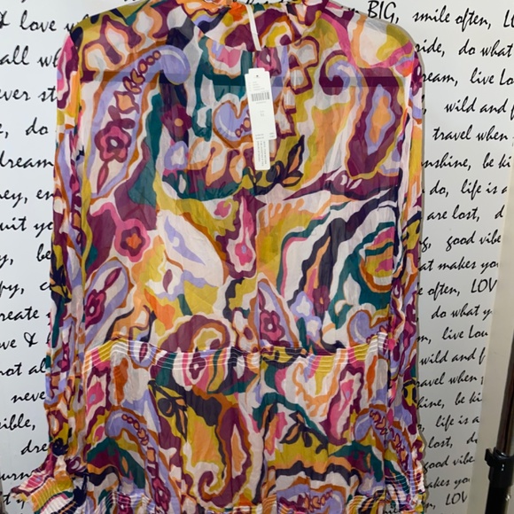 Anthropologie Multicolor Long Sleeve Dress - Picture 7 of 9